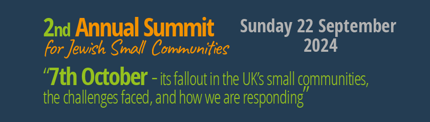 22nd September 2024 Annual SUMMIT for small communities 